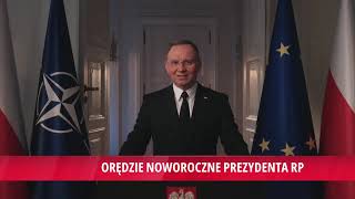 10 Noworoczne orędzie Prezydenta RP Andrzeja Dudy [upl. by Salchunas]