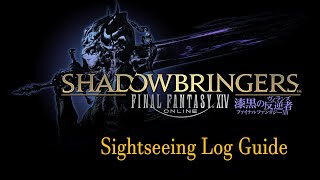 FFXIV Shadowbringers Sightseeing Log Guide [upl. by Rehpotsirk]