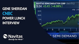 Navitas CEO on CNBC Power Lunch [upl. by Haikan258]