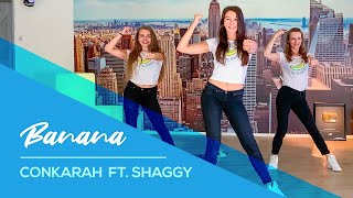 Banana  Conkarah ft Shaggy Easy Dance TikTok Choreography  Coreo  Coreografia [upl. by Eidnahs534]