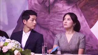 Song Jong Ki and Song Hye Kyo Cute Moments [upl. by Nnilsia]