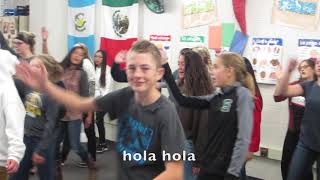 Levántense Music Video Spanish Classroom Commands Rap [upl. by Durrell213]