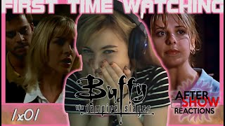 THIS SHOW IS ICONIC  Buffy The Vampire Slayer 1x01  quotWelcome to the Hellmouthquot Reaction [upl. by Llorrad264]