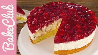 WindbeutelTorte mit Himbeeren  BakeClub [upl. by Adahsar467]