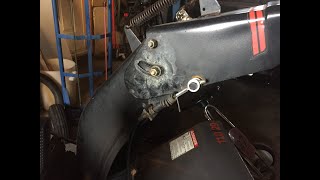 Broken Snowblower Chute Cable [upl. by Charlie]