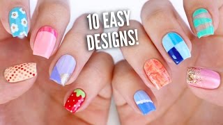 10 Easy Nail Art Designs for Beginners The Ultimate Guide 4 [upl. by Ozzie636]