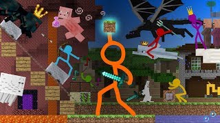 Animation vs Minecraft Shorts Season 1  All Episodes 114 [upl. by Vita94]