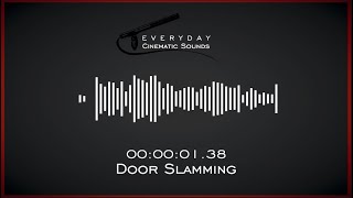 Door Slamming  HQ Sound Effects [upl. by Tniassuot765]