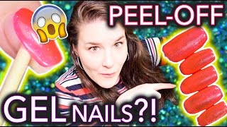 Peeloff GEL nails I TEST THINGS FOR U [upl. by Leahicm]