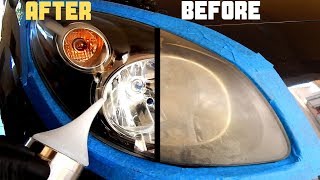 How To Restore Headlights PERMANENTLY  Headlight Atomizing Cup [upl. by Christoffer]