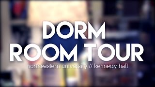 Dorm Room Tour Northeastern University Kennedy Hall  sophisr [upl. by Kannan]