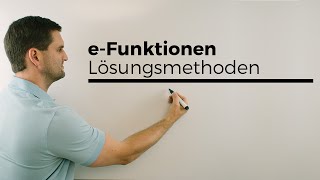 Exponentialgleichung lösen eFunktion Logarithmieren  Mathe by Daniel Jung [upl. by Eceertal]