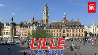 LILLE │ FRANCE  Complete walking tour of Lille HD [upl. by Blinni]