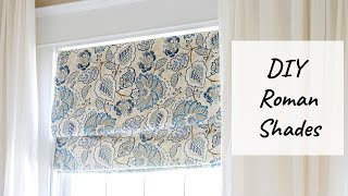 DIY Roman Shades [upl. by Yelkrab643]