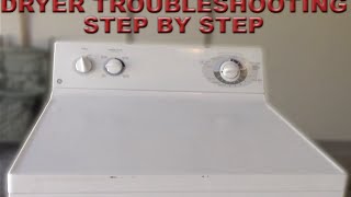 Dryer Troubleshooting Step by Step [upl. by Monro24]