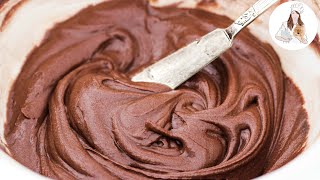 One Minute Chocolate Frosting Recipe [upl. by Mandy510]