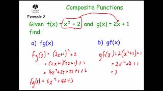 Composite Functions  Corbettmaths [upl. by Seyler]