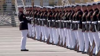 US Marine Corps Silent Drill Platoon [upl. by Aecila928]