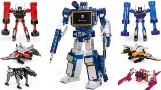 Transformers MasterPiece Mp 13 SOUNDWAVE KO THF Sonicwave Casseticon Transform Robot Toys [upl. by Emmeram108]