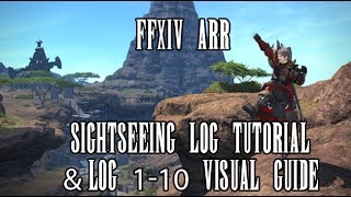 FFXIV ARR Sightseeing Introduction  Log 110 Visual Guide [upl. by Hawk]