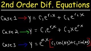 Second Order Linear Differential Equations [upl. by Dupre]