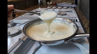 How to Make Basic White Sauce  Cream Sauce at its Simplest [upl. by Licht]