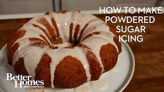 How to Make Powdered Sugar Icing [upl. by Secnarf]