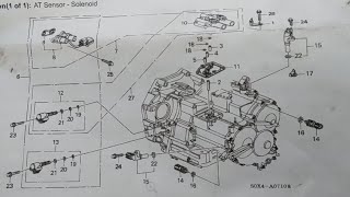 Transmission Solenoids 2000 Honda Odyssey [upl. by Hike]