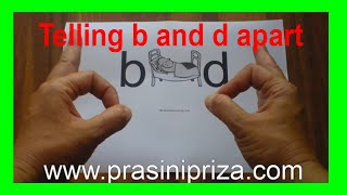 Telling b and d apart  b and d confusion Teacher resources [upl. by Eanej]