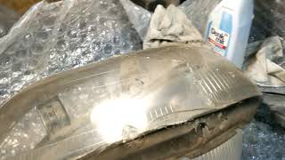 How to remove clear coat from headlights WITHOUT SANDING [upl. by Arais]