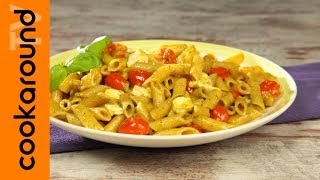 Insalata di pasta fredda con pesto e pomodorini [upl. by Oiromed186]