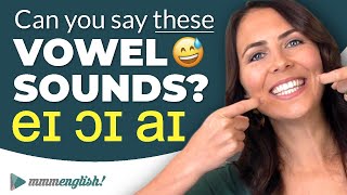 Pronunciation Practice 👄 Difficult Vowel Sounds DIPHTHONGS [upl. by Mitchael314]