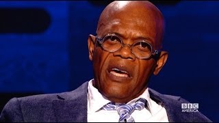 SAMUEL L JACKSON Does Pulp Fiction Ezekiel 2517 Speech  The Graham Norton Show on BBC AMERICA [upl. by Aniala]