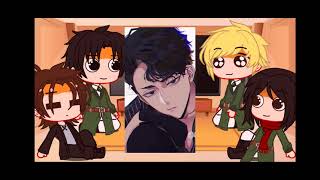 aot react to ereris kid  different au  requested [upl. by Aroc814]