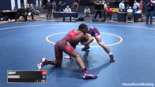 70 kg  Isaac Dukes Army vs Bryce Saddoris Marines [upl. by Octavian176]