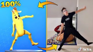 FORTNITE DANCES IN REAL LIFE THAT ARE 100 IN SYNC Original Fortnite Dances in Real Life [upl. by Kavita]