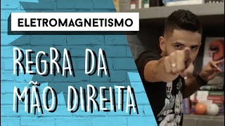 Regra da Mão Direita  ELETROMAGNETISMO [upl. by Tharp]