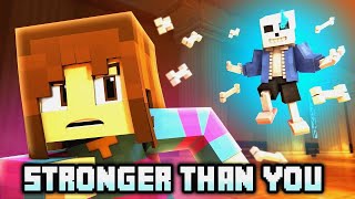 quotSTRONGER THAN YOU  Frisk Versionquot UNDERTALE Minecraft Music Video  3A Display [upl. by Atillertse290]