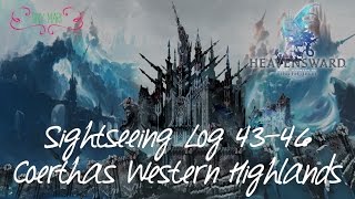 FFXIV Heavensward  Sightseeing Log 4346 at Coerthas Western Highlands Visual Guide [upl. by Faustus679]