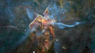 NASA  Hubbles 20th  A 3D Trip into the Carina Nebula [upl. by Neeluqcaj]