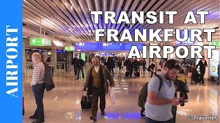 TRANSIT WALK AT FRANKFURT Airport FRA Terminal 1  Connection Flight Transfer Arriving amp Departing [upl. by Igig13]