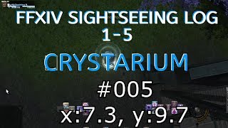 Shadowbringers Sightseeing Log 15  The Crystarium [upl. by Octavie]