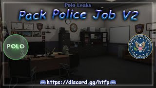 ESX Police Job V2 Pack FiveM [upl. by Luht]