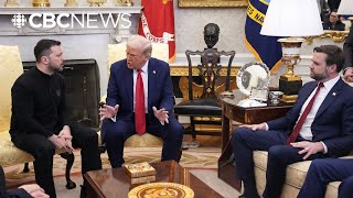 FULL EXCHANGE Zelenskyy and Trumps heated argument at the White House [upl. by Anilrac]