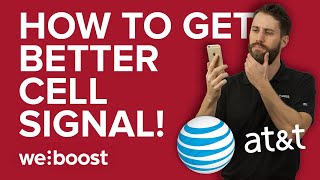 How to Improve amp Boost Cell Phone Signal for ATampT  weBoost [upl. by Maleeny774]