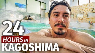 Relaxing in a Japanese Hot Spring  24 Hours in Kagoshima [upl. by Schwerin]