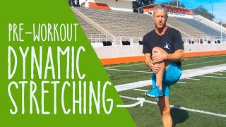 PreWorkout Dynamic Stretching Routine [upl. by Lyckman]