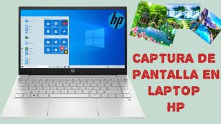 como hacer capturas de pantalla en laptop HP [upl. by Loralie]