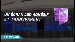 Présentation de lécran LED transparent  le X7 AIR  By Winlight [upl. by Anicul]