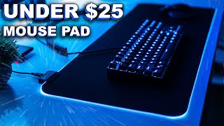 Best Budget RGB Mouse Pad UNDER 25 [upl. by Akilat]